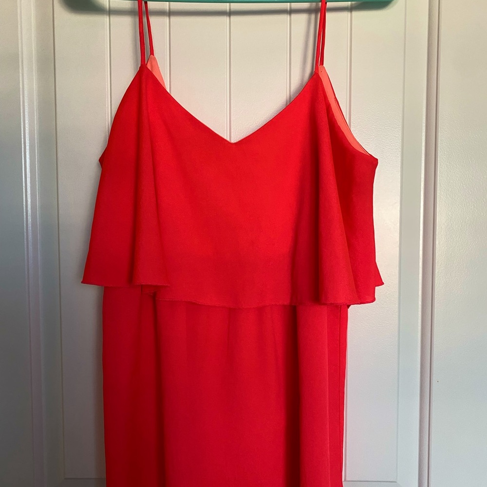 size large coral top